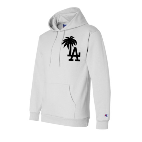 L.A. Beach Palm Tree Life Hoodie Sweater/ Champion